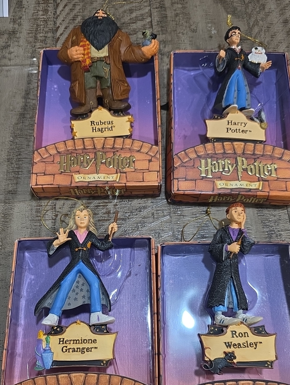 ✨ Vintage Harry Potter Christmas Ornament Set of 4! ✨